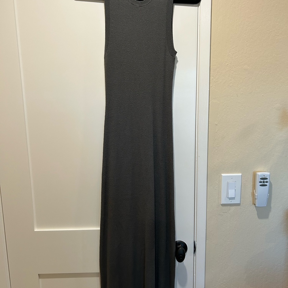 Splendid Charcoal Sleeveless Maxi Dress